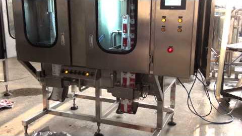 Двух поточный асептический автомат розлива